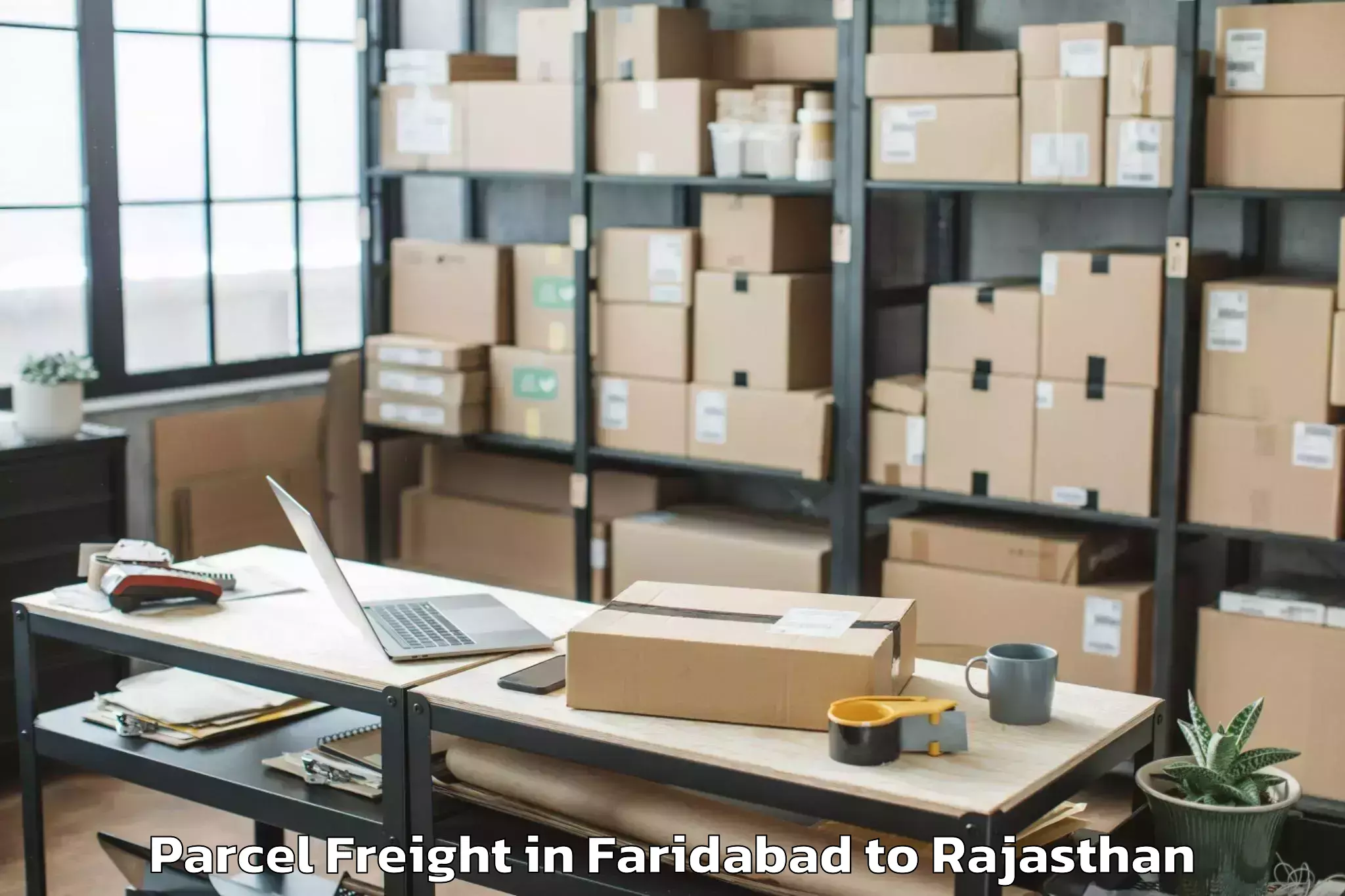 Easy Faridabad to Raniwara Parcel Freight Booking